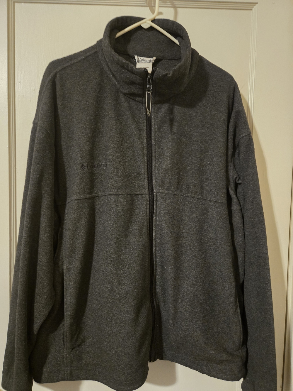 Columbia Men's Zip-Up Fleece Jacket - Charcoal Gray